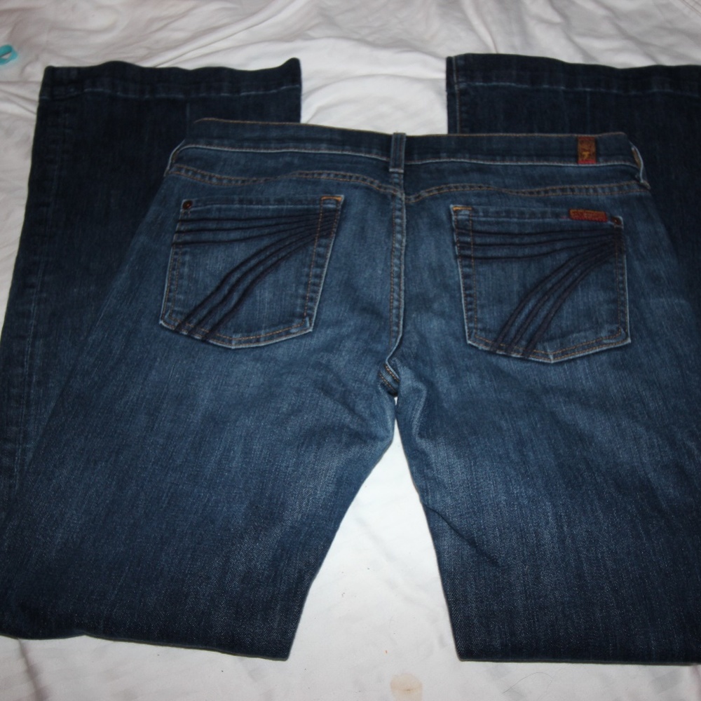 7 For All Mankind Dojo 7s on pocket Jeans size 30